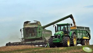 John Deere 7820 & Fendt 6300C