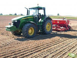John Deere 7820 + Väderstad Rapid 300s