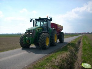 John Deere 7830 + Bredal K 115