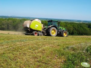 John Deere 7830 + Claas Variant 380 RC