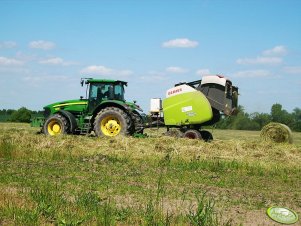 John Deere 7830 + Claas Variant 380