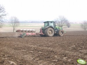 John Deere 7830 + Kverneland 5-skibowy