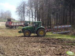 John Deere 7830 + Kverneland 5-skibowy