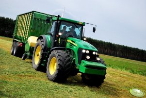 John deere 7920 + Krone