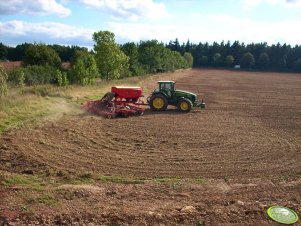 John Deere 7930 + Väderstad Spirit 600 S