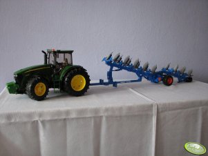 John Deere 7930 z pługiem Lemken Vari-Titan