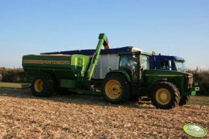 John Deere 8100 + Montenegro 14 ton