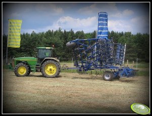 John Deere 8200 + agregat Köckerling