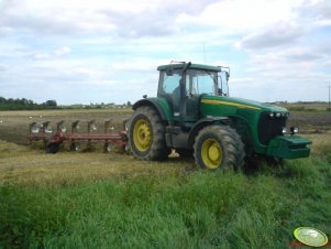 John Deere 8220 + Pług 