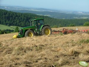 John Deere 8300 + kverneland