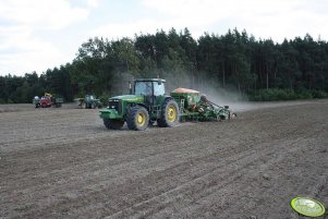 John Deere 8310 + Amazone Cirrus 4000