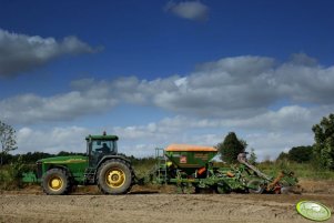 John Deere 8310 + Amazone Cirrus 4000