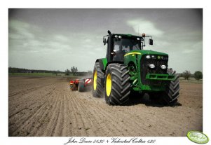 John Deere 8430 + Väderstad Cultus 420