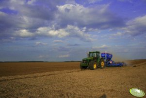 John Deere 8520 i Lemken Compact-Solitair 