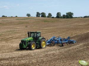 John Deere 8530 + Lemken Karat 9