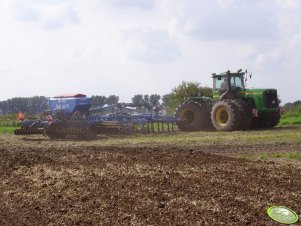 John Deere 9520 + Lemken Thorit 10 i Solitair 9