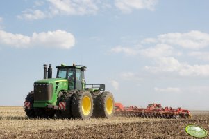 John Deere 9630 + Vaderstad Carrier 1225