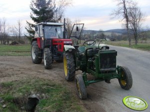 John Deere Lanz 300 i Zetor 7245