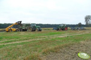 Jonh Deere 7700, Fendt Favorit 600 Ls i JCB