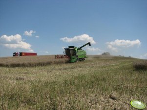 Koszenie rzepaku 15.07 Deutz Fahr M36.10