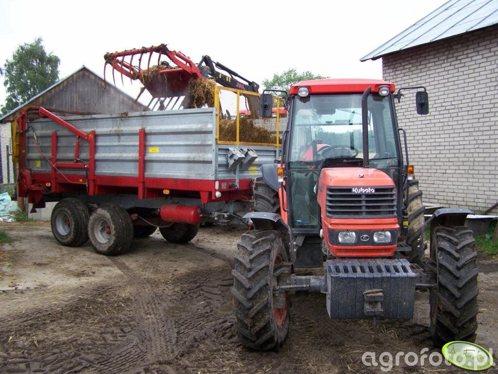 Kubota ME8200 + Cynkomet Traktory Kubota Agrofoto.pl Forum Rolnicze