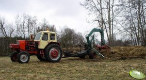 Ładowacz zaczepiany zbudowany z bomu koparkowego Białoruś.