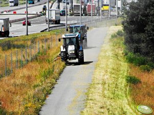 Lamborghini R4 110 + New Holland T5030