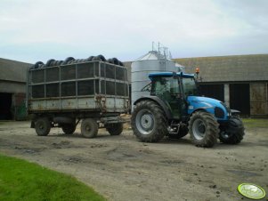 Landini Powerfarm 95 + przyczepa Comselmasz