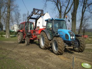 Landini Powerfarm 95 + Unia Brzeg MX 1200 Premium