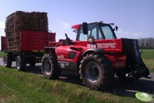 Manitou MLT 845-120 LSU TURBO + przyczepka