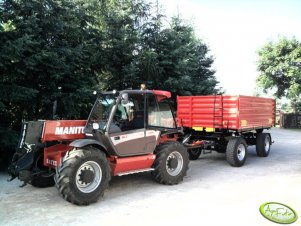 Manitou MLT 845-120 LSU TURBO + przyczepka