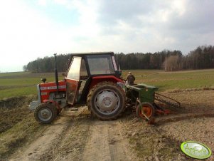 Massey Ferguson 255 & Amazone d7 25