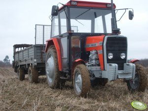 Massey Ferguson 255 + Rozrzutnik 