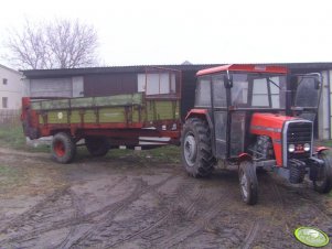 Massey Ferguson 255 + rozrzutnik 