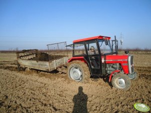 Massey Ferguson 255 + rozrzutnik 