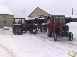 Massey Ferguson 265 i Zetor 6748