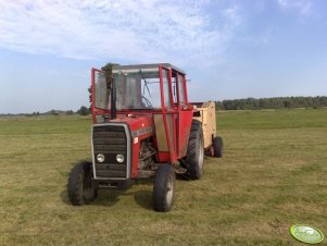 Massey Ferguson 265+ Krone 125