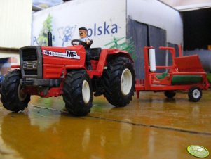 Massey Ferguson 284s+Kverneland