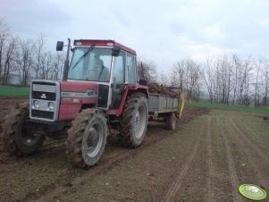 Massey Ferguson 294s i rozrzutnik