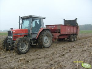 Massey Ferguson 3060 + Gilibert 9 ton