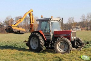 Massey Ferguson 3080 + kosiarka wysięgnikowa SMA Puma