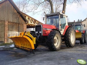 Massey Ferguson 3080 + pług śnieżny