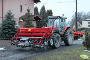 Massey Ferguson 3080+siewnik Kongskilde Demeter Classic 3000+agregat Grano-System