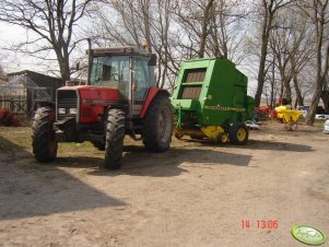 Massey Ferguson 3085 + John Deere 590