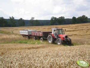 Massey Ferguson 3125 + Przyczepy