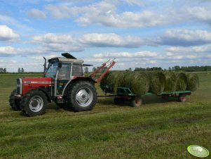 Massey Ferguson 390 + przyczepa