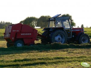 Massey Ferguson 390 + Welger RP12