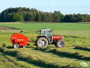 Massey Ferguson 390 + Welger RP12