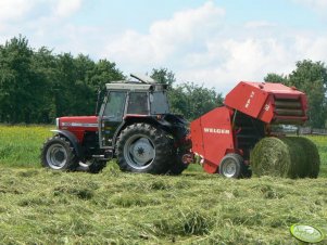 Massey Ferguson 390 + Welger