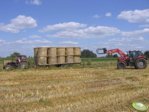 Massey Ferguson 5435, Ursus C-360 + platforma